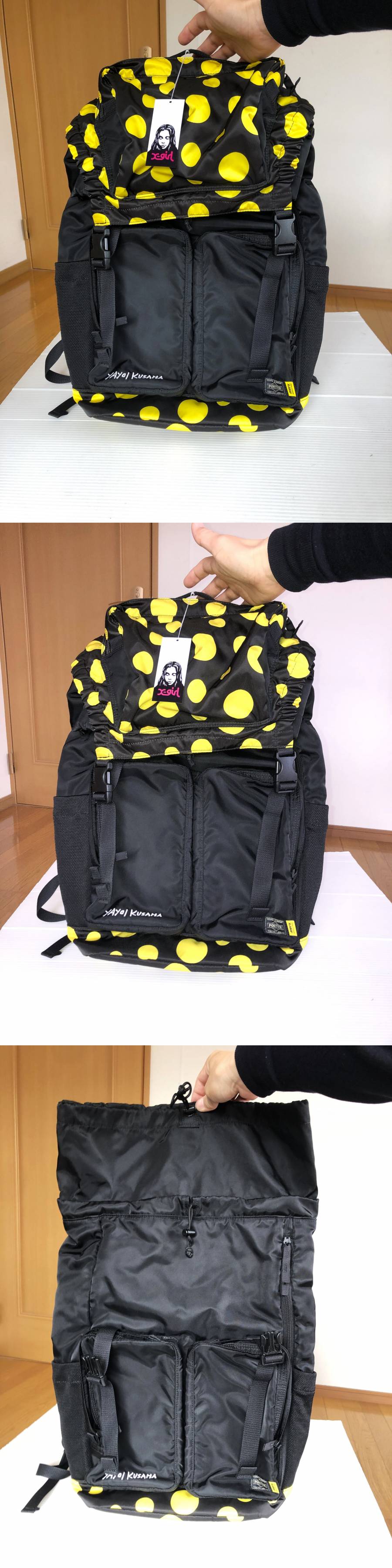 美品　ポーター　草間彌生　ウエスト　ポーチ　ボディー　バッグ　タンカー　旅行 美品 ポーター 草間彌生 ウエスト ポーチ ボディー バッグ